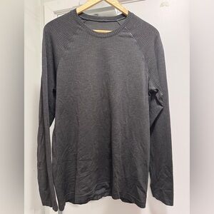 lululemon athletica Charcoal Long Sleeve Tee